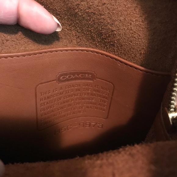 Vintage leather Coach purse/camera bag - Picture 5 of 5